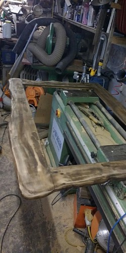 Wooden  frame part finished